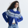 Cárdigan en tejido jacquard