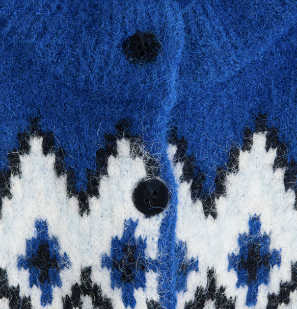 Cárdigan en tejido jacquard