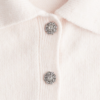 Cárdigan con cuello y mangas cortas